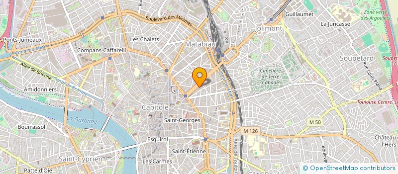 localisation de l'entreprise JURIS ET NUMERI DEVELOPPEMENT  TOULOUSE