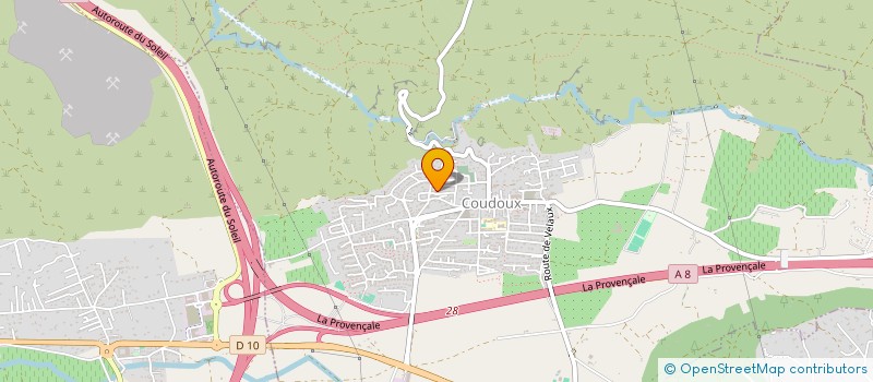 localisation de l'entreprise JURIS GOLF  COUDOUX