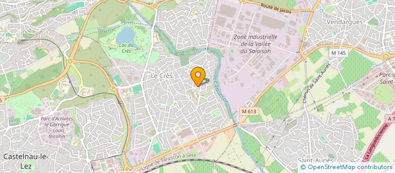 localisation de l'entreprise JURIS INFOS à LE CRES