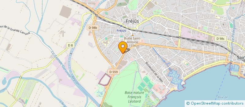 localisation de l'entreprise JURIS INVESTISSEMENT à FREJUS