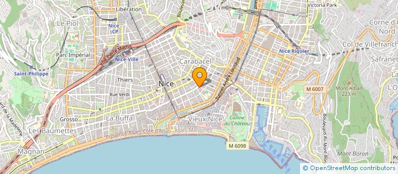 localisation de l'entreprise JURIS MEDITERRANEE HOLDING  NICE