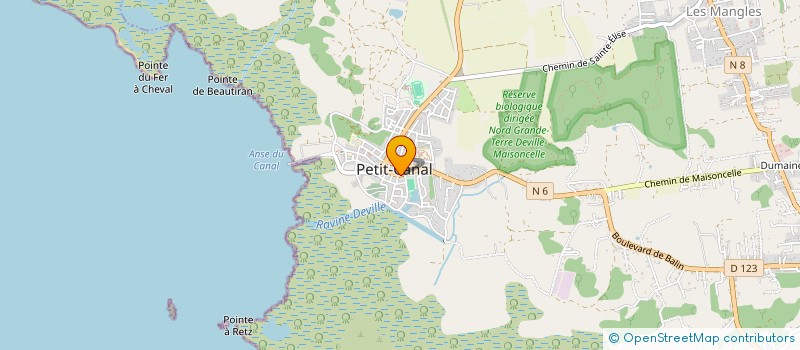localisation de l'entreprise JURIS.PAPILLON'ASSISTANCE à PETIT-CANAL