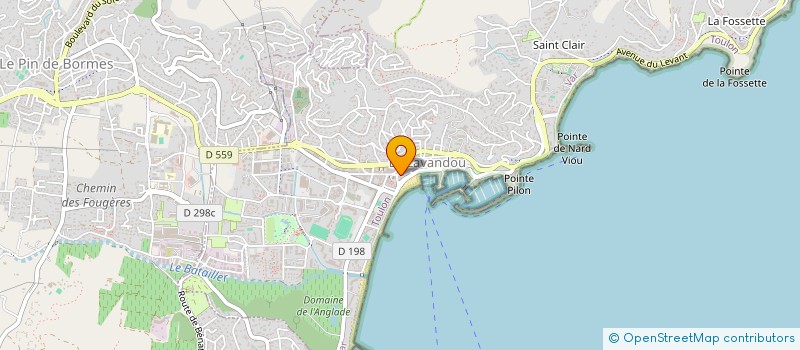 localisation de l'entreprise JURIS PLUS à LE LAVANDOU