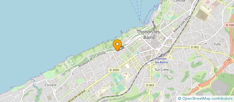 localisation de l'entreprise JURIS PRO SERVICES à THONON-LES-BAINS