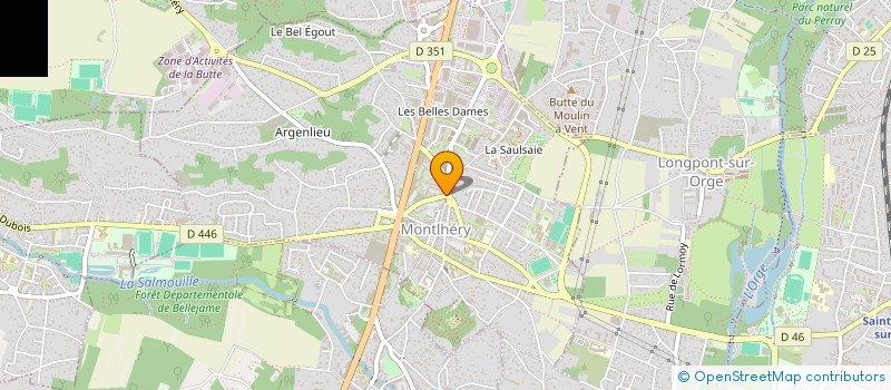 localisation de l'entreprise JURIS SERVICES  MONTLHERY