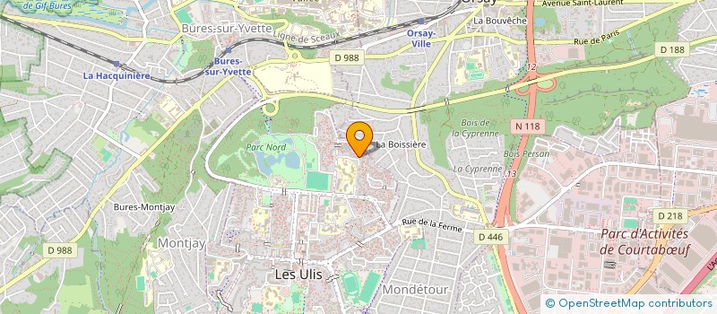 localisation de l'entreprise JURISA N'CO à LES ULIS
