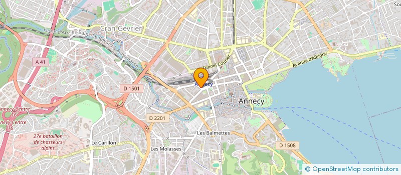 localisation de l'entreprise JURISAVOIE à ANNECY