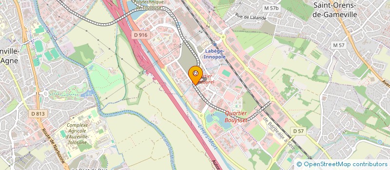localisation de l'entreprise JURISCAMPUS à LABEGE