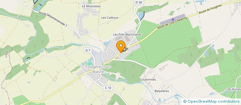 localisation de l'entreprise JURISCENTRE CONTRES à LE CONTROIS-EN-SOLOGNE