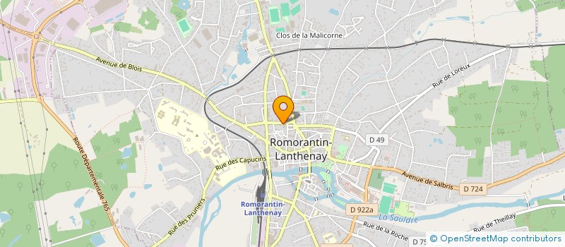 localisation de l'entreprise JURISCENTRE ROMORANTIN à ROMORANTIN-LANTHENAY