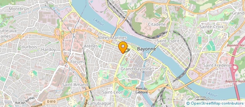 localisation de l'entreprise JURISFOCH à BAYONNE