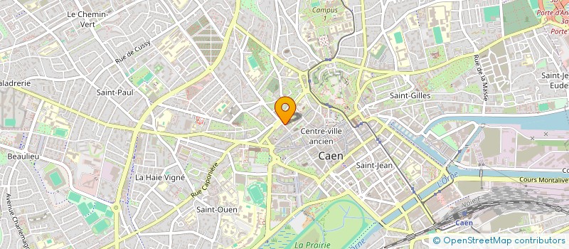 localisation de l'entreprise JURISFORM à CAEN