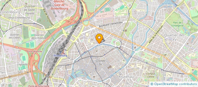 localisation de l'entreprise JURISGLOBAL IMMOBILIER à STRASBOURG