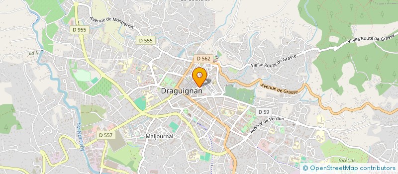 localisation de l'entreprise JURISSIMMO  DRAGUIGNAN