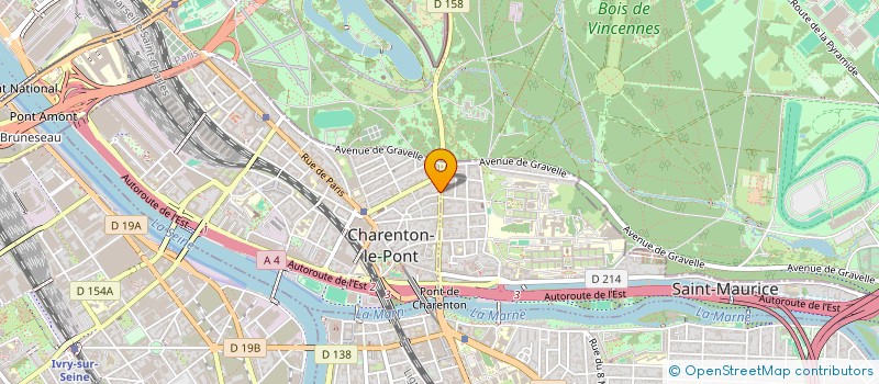 localisation de l'entreprise JURIST CONSEILS à CHARENTON LE PONT