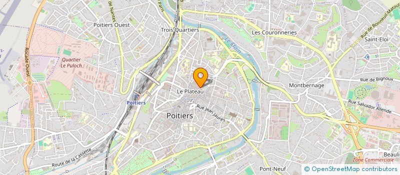 localisation de l'entreprise JURISTES D'AFFAIRES FRANCO-POLONAIS DE POITIERS  POITIERS