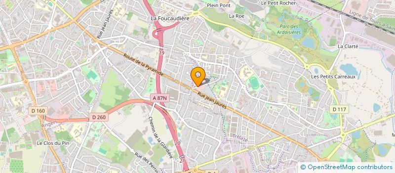 localisation de l'entreprise JURISUD à TRELAZE