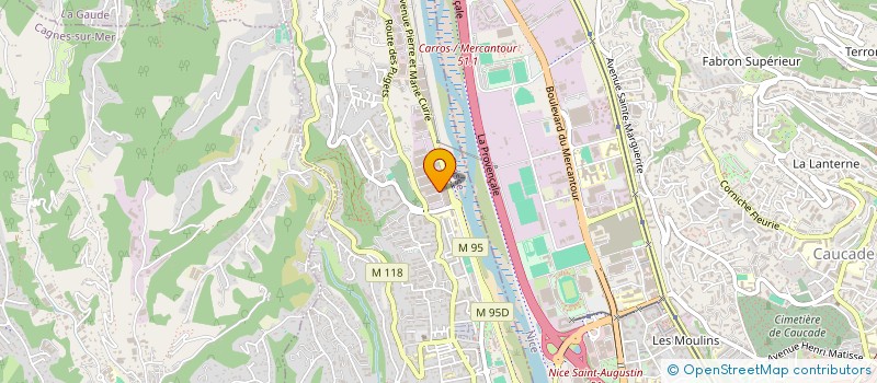 localisation de l'entreprise JURITECH  SAINT-LAURENT-DU-VAR