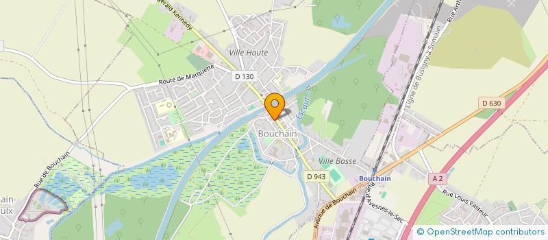 localisation de l'entreprise JURKIEWICZ-TAISNE à BOUCHAIN