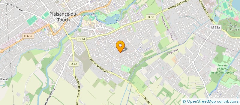 localisation de l'entreprise JURO  PLAISANCE-DU-TOUCH