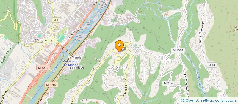 localisation de l'entreprise JURO PSG  COLOMARS