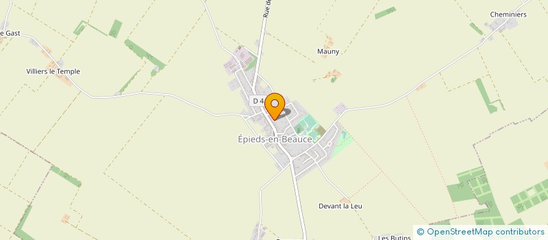 localisation de l'entreprise JUROFLO KINES à EPIEDS-EN-BEAUCE