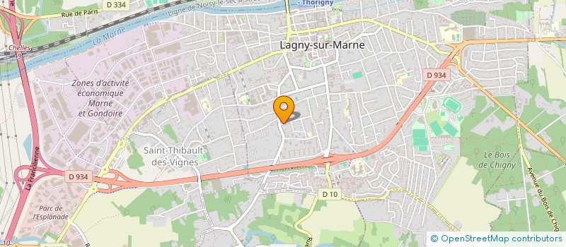 localisation de l'entreprise JUROLAUNIC  LAGNY-SUR-MARNE