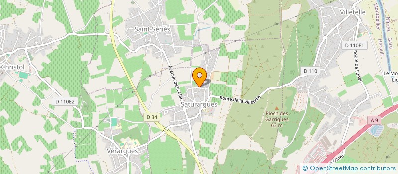 localisation de l'entreprise JUROM HOLDING à PALAVAS-LES-FLOTS