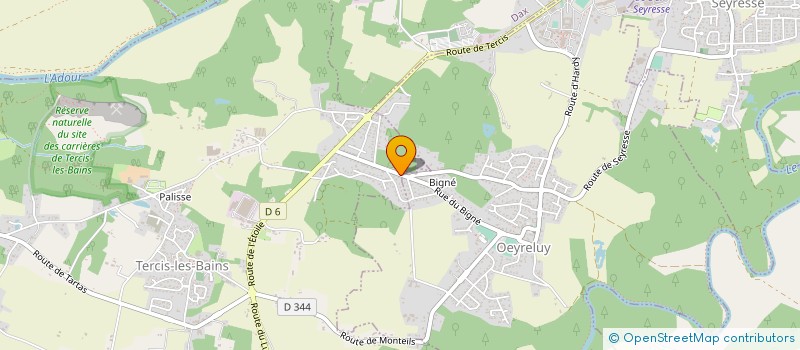 localisation de l'entreprise JUROPAU  TERCIS-LES-BAINS