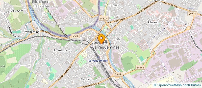 localisation de l'entreprise JUROPE  SARREGUEMINES