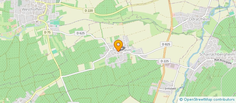 localisation de l'entreprise JUS DE FRUITS ROTHGERBER  TRAENHEIM