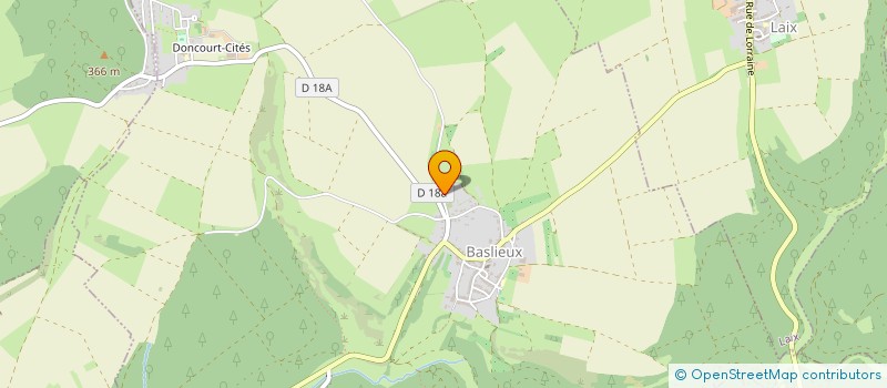 localisation de l'entreprise JUS DE POMME DE LORRAINE  BASLIEUX