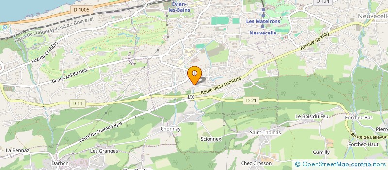 localisation de l'entreprise JUS'LOTTE 2  EVIAN-LES-BAINS