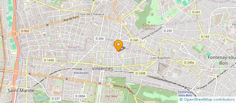 localisation de l'entreprise JUS SANGUINIS à VINCENNES