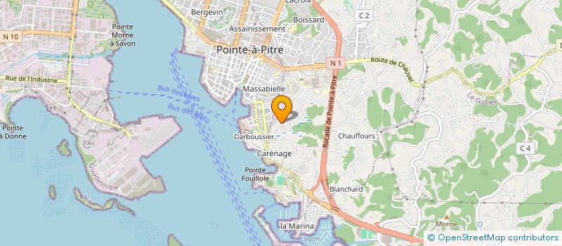 localisation de l'entreprise JUS'T NAT  LES ABYMES