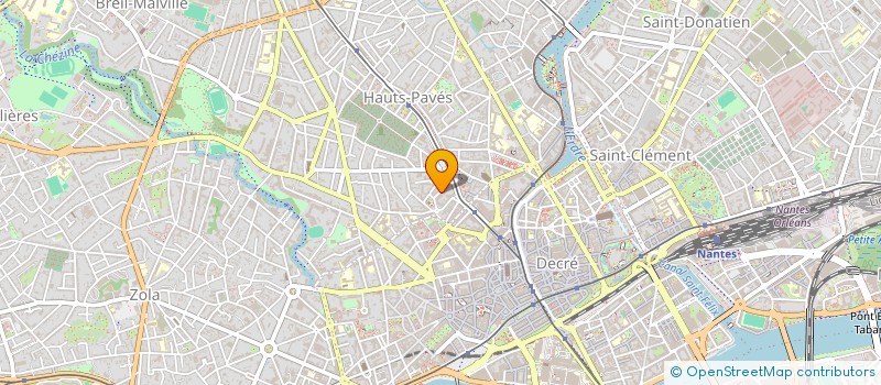 localisation de l'entreprise JUSAC  NANTES