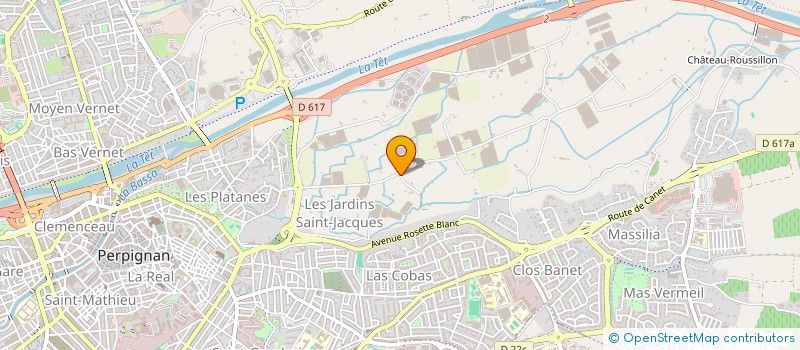 localisation de l'entreprise JUSADECO à PERPIGNAN
