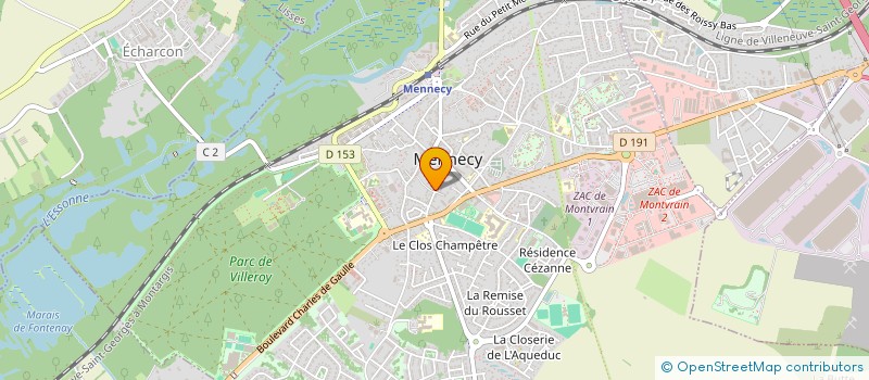 localisation de l'entreprise JUSALIMA à MENNECY