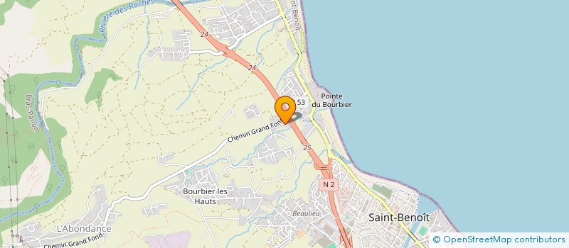 localisation de l'entreprise JUSBASLOA à SAINT-BENOIT