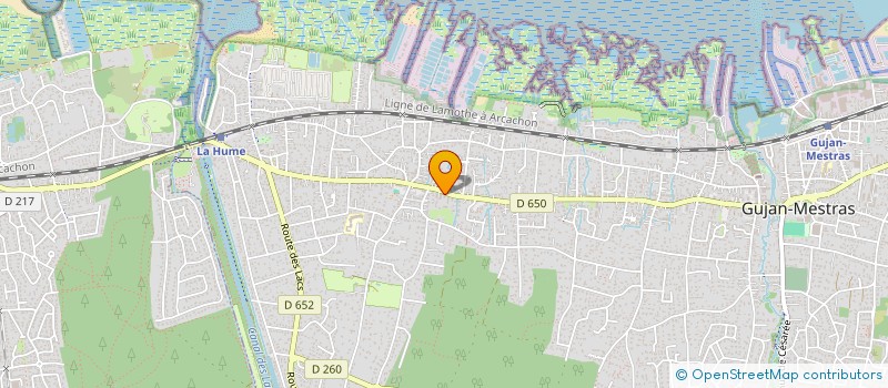 localisation de l'entreprise JUSCA  GUJAN-MESTRAS