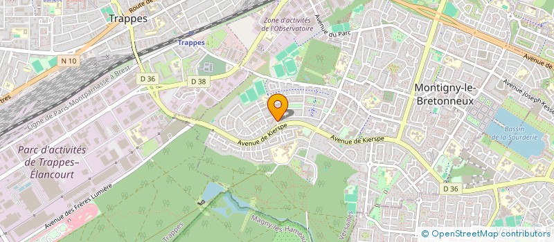 localisation de l'entreprise JUSCOTEL à MONTIGNY-LE-BRETONNEUX