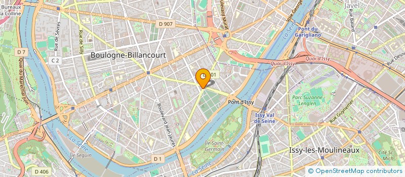 localisation de l'entreprise JUSI à BOULOGNE-BILLANCOURT