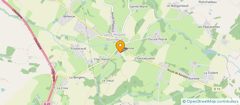 localisation de l'entreprise JUSI LAV à SAINT-HILAIRE-BONNEVAL