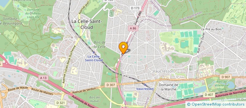 localisation de l'entreprise JUSILU IMMOBILIER  LA CELLE-SAINT-CLOUD