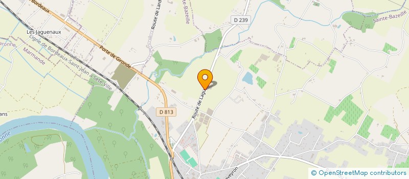 localisation de l'entreprise JUSIX à SAINTE-BAZEILLE