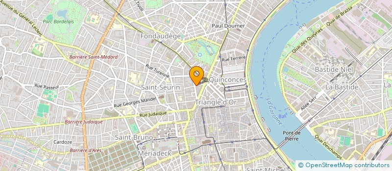 localisation de l'entreprise JUSKA à BORDEAUX
