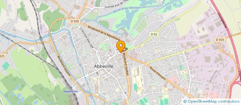 localisation de l'entreprise JUSKYNE à ABBEVILLE