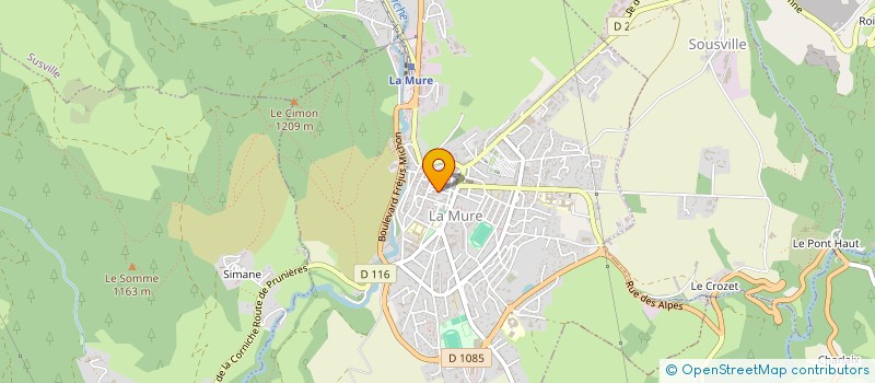 localisation de l'entreprise JUSOCLE  LA MURE