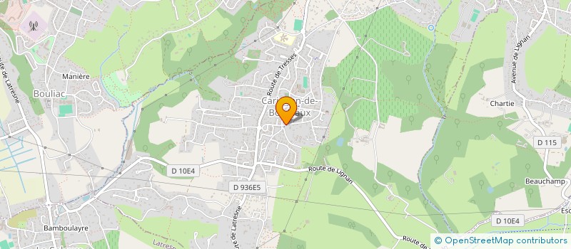 localisation de l'entreprise JUSOME  CARIGNAN-DE-BORDEAUX