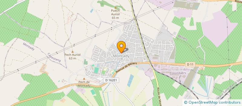 localisation de l'entreprise JUSQU'A LA TOMBEE DE LA NUIT à MONTADY